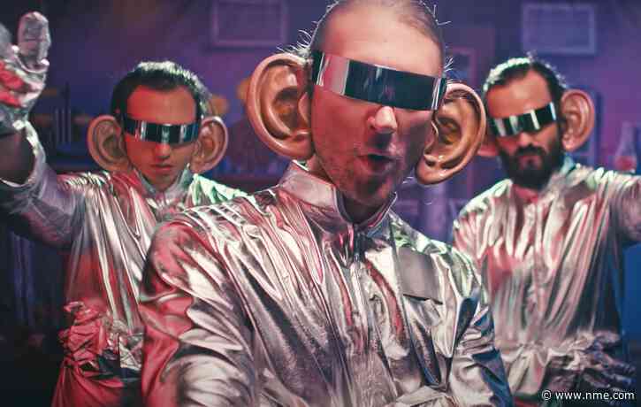 Watch Dinosaur Pile-Up get caught in an alien invasion in video for Run-DMC cover
