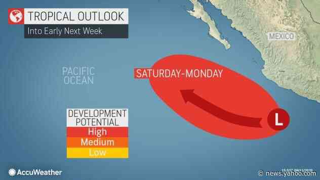 Tropical development likely in East Pacific as system churns towards favorable conditions
