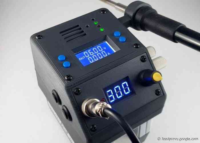 3D printed mobile soldering station and power supply