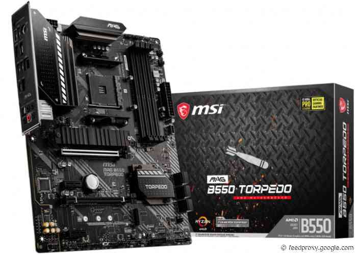 MSI MAG B550 TORPEDO AMD Ryzen motherboard
