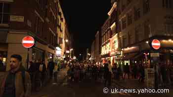 Londoners enjoy Friday drinks ahead of new coronavirus rules