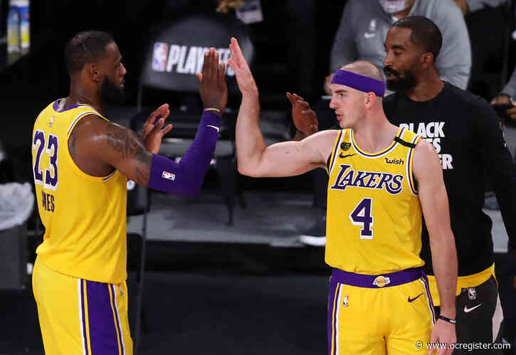 Lakers’ Alex Caruso is sure of himself and his playoff role