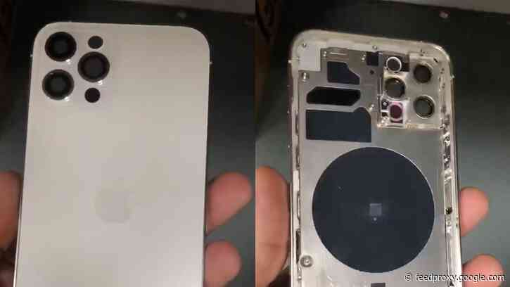 Alleged hands-on video shows 6.1-inch iPhone 12 Pro rear shell with LiDAR placement