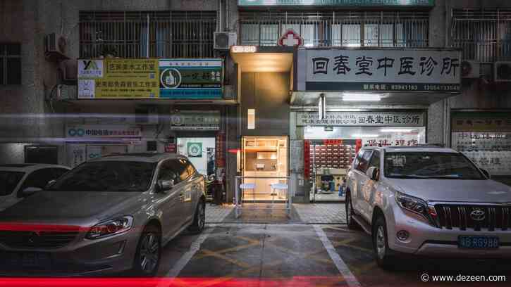 Onexn Architects squeezes Shenzhen micro cafe into gap narrower than a parking space