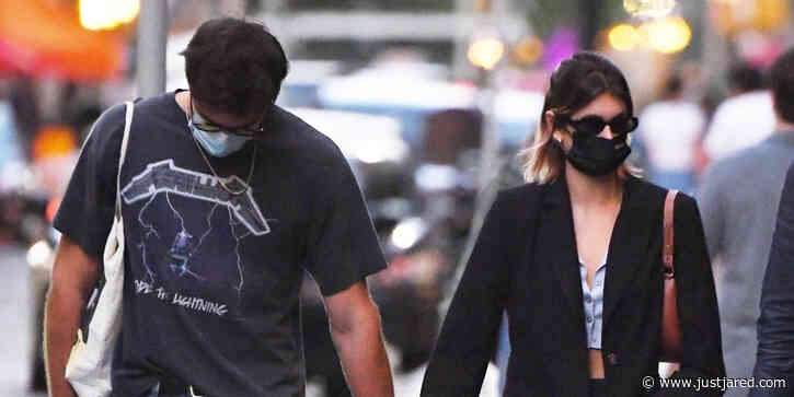Jacob Elordi & New Girlfriend Kaia Gerber Step Out For a Dinner Date