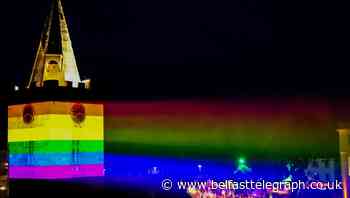 Guernsey church projects Pride colours in show of LGBTQ+ support