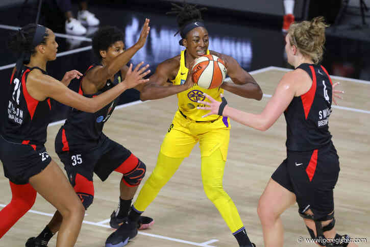 Sparks lose to Aces, end regular season with a whimper