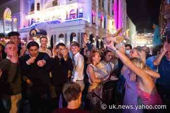Brits enjoy last Saturday night out despite warning not to have 'party weekend' ahead of new restrictions