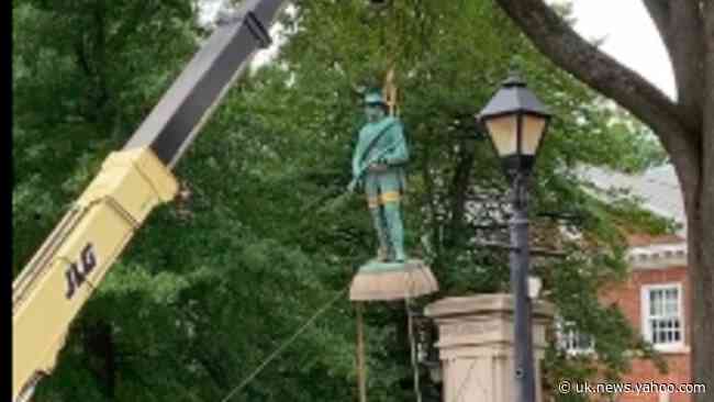 Confederate Statue Comes Down in Charlottesville