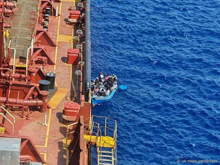 Migrants rescued by Danish tanker land in Italy after 40 days at sea
