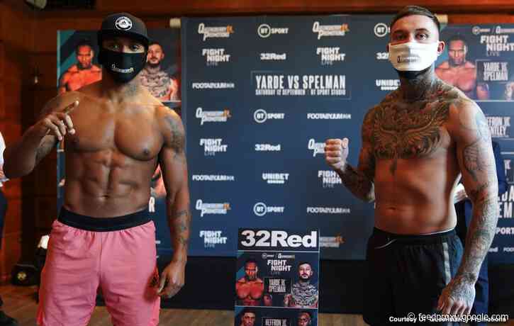 Yarde vs. Spelman Official BT Sports Weights & Photos