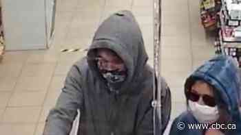 Police look for man and woman involved in Stony Plain convenience store robbery