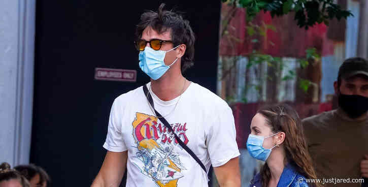 Jacob Elordi Meets Up with 'Euphoria' Co-Star Maude Apatow for Lunch in NYC
