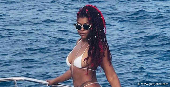 Taraji P. Henson Rocks Thong Bikini in Honor of 50th Birthday!