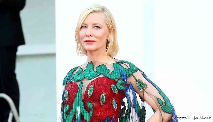 Cate Blanchett Looks Gorgeous in Peacock Dress at Venice Film Festival's Closing Ceremony!