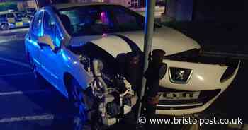 Driver two times drink drive limit after crash in Hanham