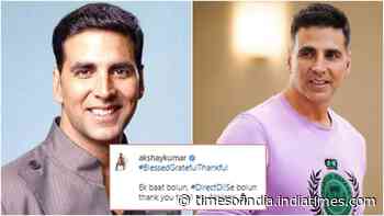 Akshay Kumar expresses gratitude to fans for the warm birthday wishes