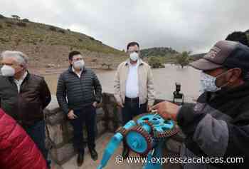 Tello entrega presa y seguro agrícola en Pinos - Express Zacatecas