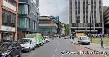 Updates: crash blocks road in Bristol city centre