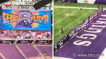 Minnesota Vikings Honor George Floyd Ahead of Kickoff