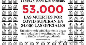 El diario ABC denunció que son 53.000 los muertos por coronavirus en España, 24.000 más que los informados oficialmente - infobae