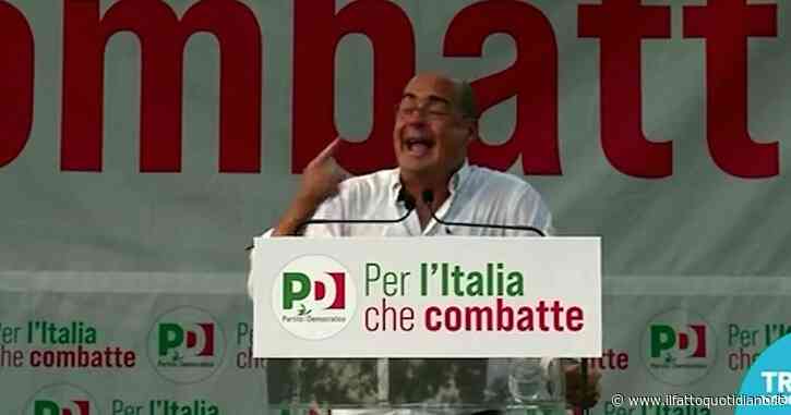 Zingaretti: “Noi alle regionali contro la destra estrema che candida chi celebra la marcia su Roma e chi si dice né fascista né anti”