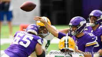 Packers up 22-10 at halftime on Vikings