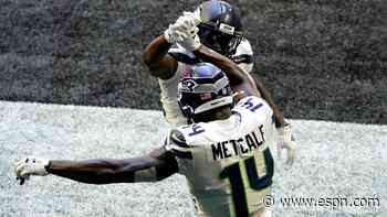 Russell Wilson tosses fourth-down TD to DK Metcalf