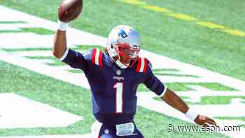 Cam Newton runs for second TD