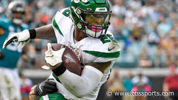 Jets' Le'Veon Bell suffers hamstring injury against Bills, doubtful to return