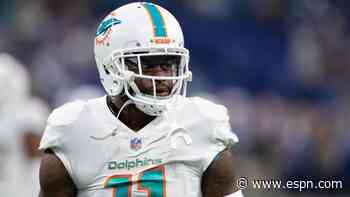 Dolphins WR Parker out with injured hamstring