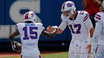 Bills QB Allen sets career highs in win over Jets