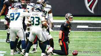 Falcons' fourth-down follies too much to overcome in loss to Seahawks