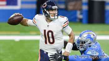 Mitchell Trubisky pulls about-face, leads Bears to comeback victory over Lions