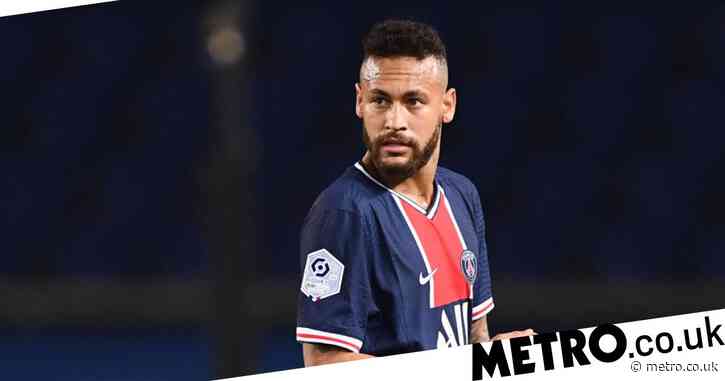 Neymar sent off for hitting opponent as five see red in final minute of Paris Saint-Germain’s defeat to Marseille