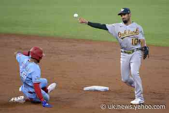 AL West-leading A's hit frenetic stretch with loss in Texas
