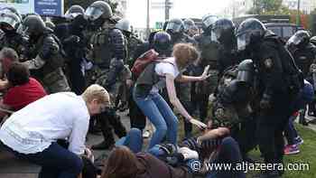 Belarus police detain 250 protesters in Minsk as crowds swell - Al Jazeera English