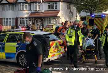 Emergency services seal off Kidbrooke road after lorry crash