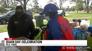 Family of Quan Carson holds celebration in his honor