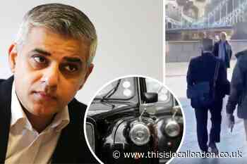 Protestors swear at Sadiq Khan in widely condemned attack