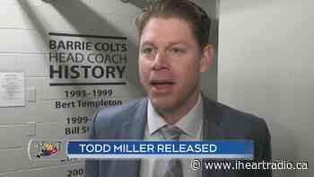 Todd Miller relieved of coaching duties with Barrie Colts - 92.3 The Dock (iHeartRadio)
