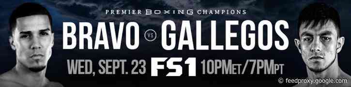 Néstor Bravo Battles José Luis Gallegos in FS1 PBC Fight Night on Sept 23