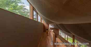 takayuki suzuki architecture atelier drapes sheer fabric across the ceiling of japanese house - Designboom
