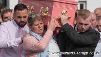 Emotional farewells for young Derry cousins Shauna (17) and Kelsey Marie Stokes (3) killed in crash