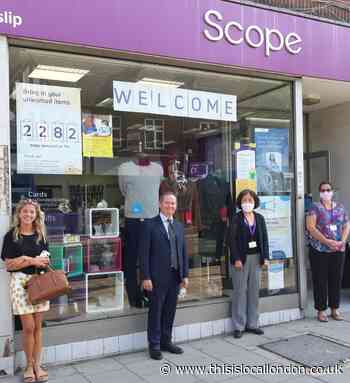 Charity shop volunteers applauded by Ruislip-Northwood MP
