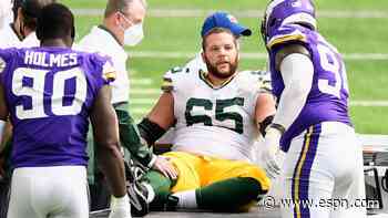 Pack starting guard Taylor out for rest of season