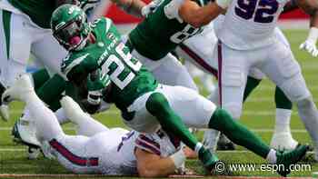 Jets expect Bell (hamstring) to miss couple weeks