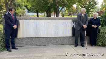 Ronald A. Irwin Civic Centre dedication officially unveiled