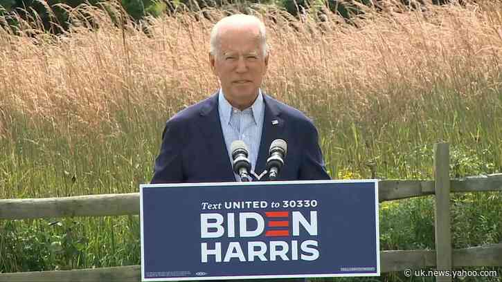 'We need a president who respects science': Biden on climate change