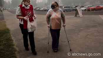 Coronavirus complicates wildfire evacuations on West Coast
